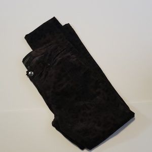 Liverpool Jeans Company Pants Black Print Size 12